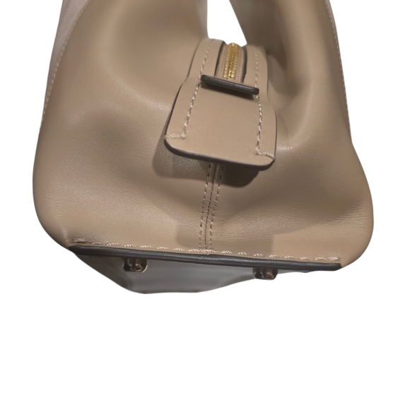 Coach C9078 Dalton 31 With Coach Badge Taupe Jacquard & Leather Shoulder Bag NWT - Picture 11 of 16